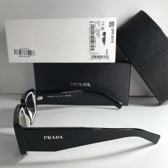 New - Prada Eyewear PR 06YS rectangle frame sunglasses - Picture 12 of 17